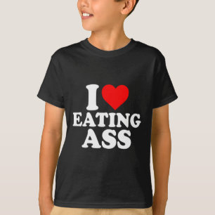 Camiseta Eu Amo Coração Comendo Fofo Divertido Simples