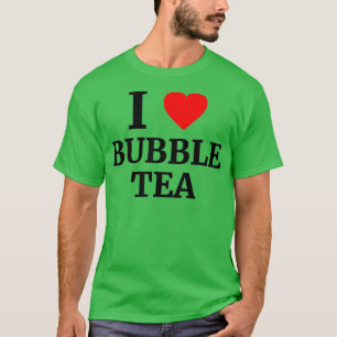 Camiseta Eu Amo Coração de Chá-Bble