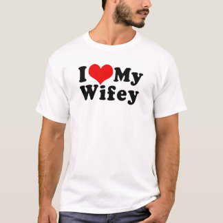 Camiseta Eu amo (coração de I) meu dia dos namorados da