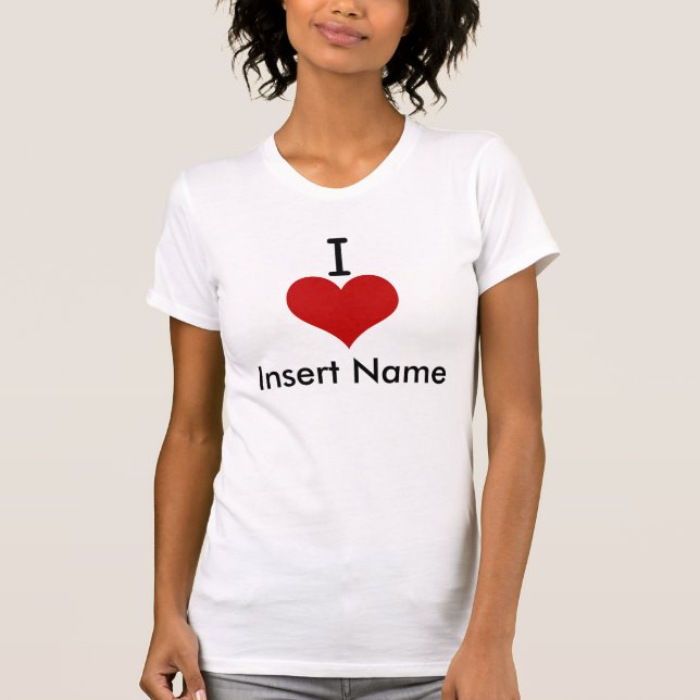 Camiseta Eu amo (coração) Grammy (Frente)