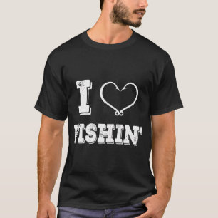 Camiseta Eu Amo (Coração Luke) Pescar