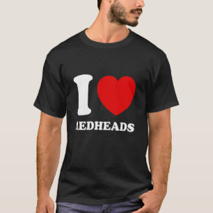 Camiseta Eu Amo (Coração) Ruivas