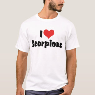 Camiseta Eu Amo Corações Escorpiões