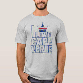 Camiseta Eu Amo Coroa Cabo Verde