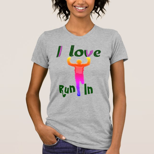 Camiseta Eu Amo Correr com Compaixão (Frente)