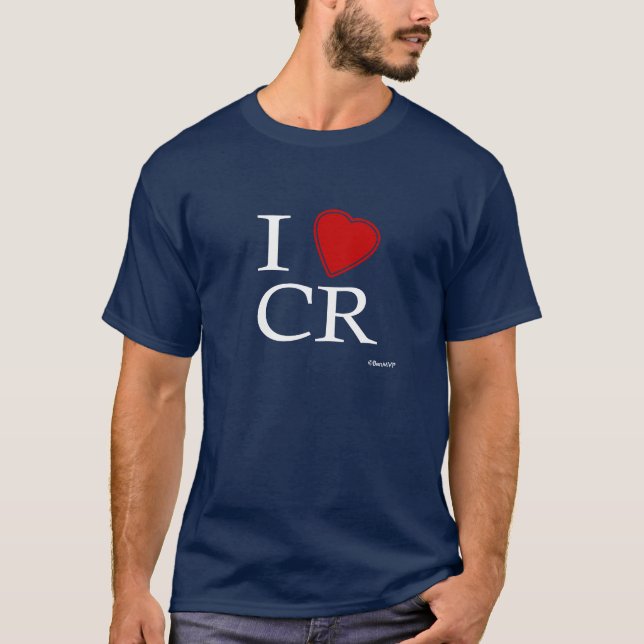 Camiseta Eu amo Costa Rica (Frente)