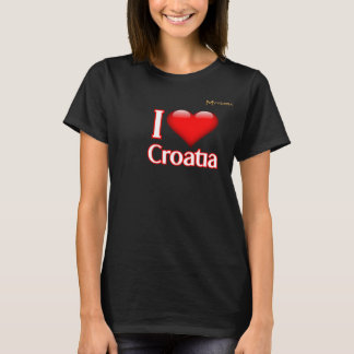 Camiseta Eu Amo Croácia