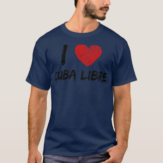 Camiseta Eu Amo Cuba Libre