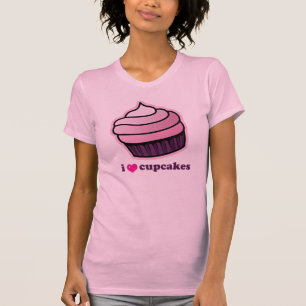 Camiseta eu amo cupcakes!