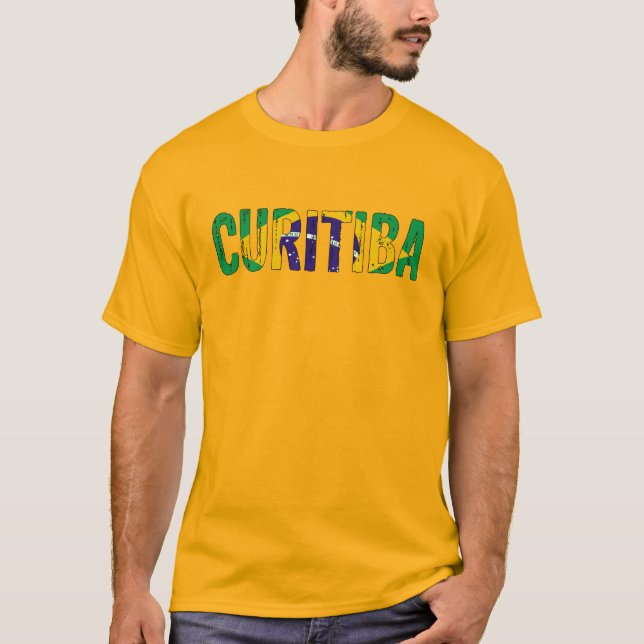 Camiseta Eu amo Curitiba (Frente)