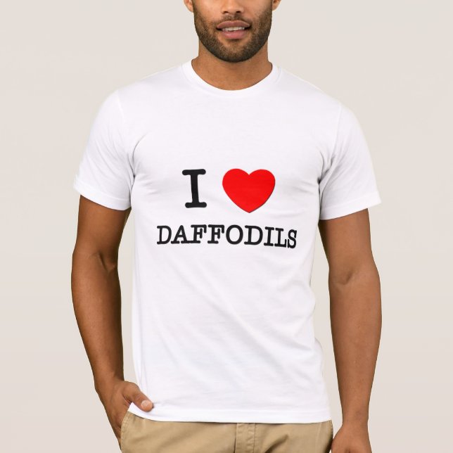 Camiseta Eu amo Daffodils (Frente)
