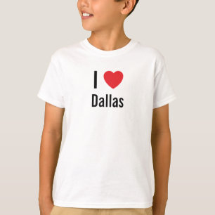 Camiseta Eu amo Dallas