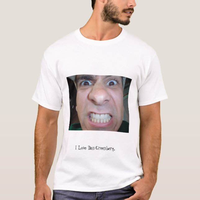Camiseta Eu amo Dan Greenberg (Frente)