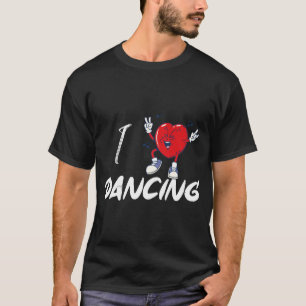 Camiseta Eu amo dançar Camiseta-
