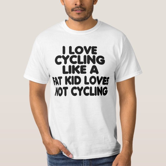 Camiseta Eu amo dar um ciclo (Frente)