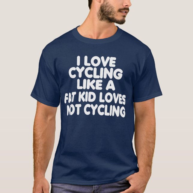 Camiseta Eu amo dar um ciclo (Frente)
