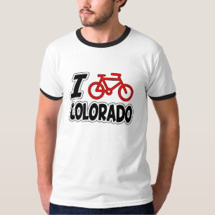 Camiseta Eu amo dar um ciclo Colorado