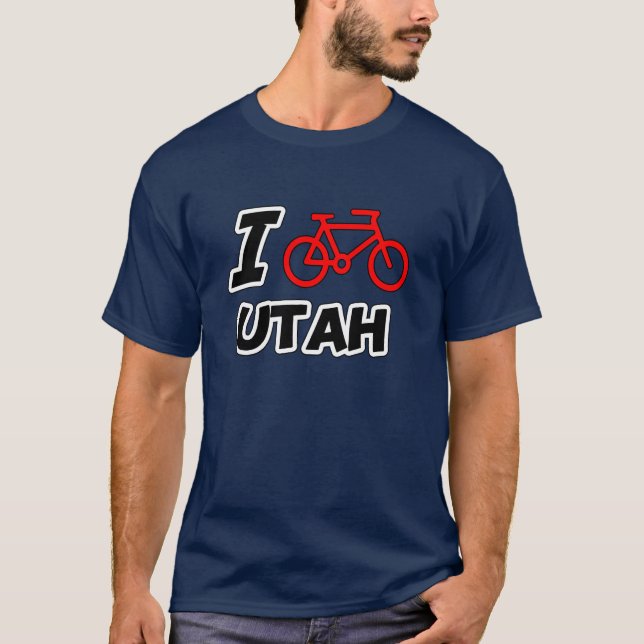 Camiseta Eu amo dar um ciclo Utá (Frente)