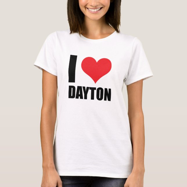 Camiseta Eu amo Dayton (Frente)