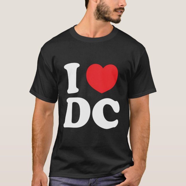 Camiseta Eu Amo Dc (Frente)