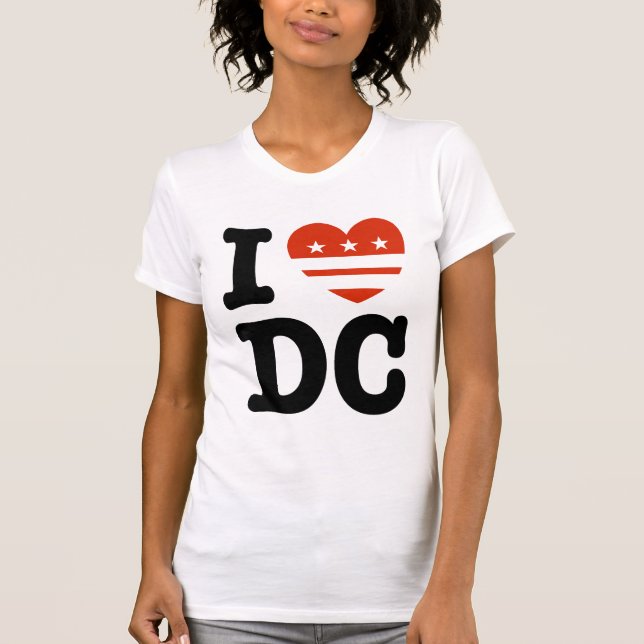 Camiseta Eu amo DC (Frente)
