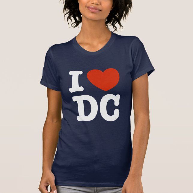 Camiseta Eu amo DC (Frente)