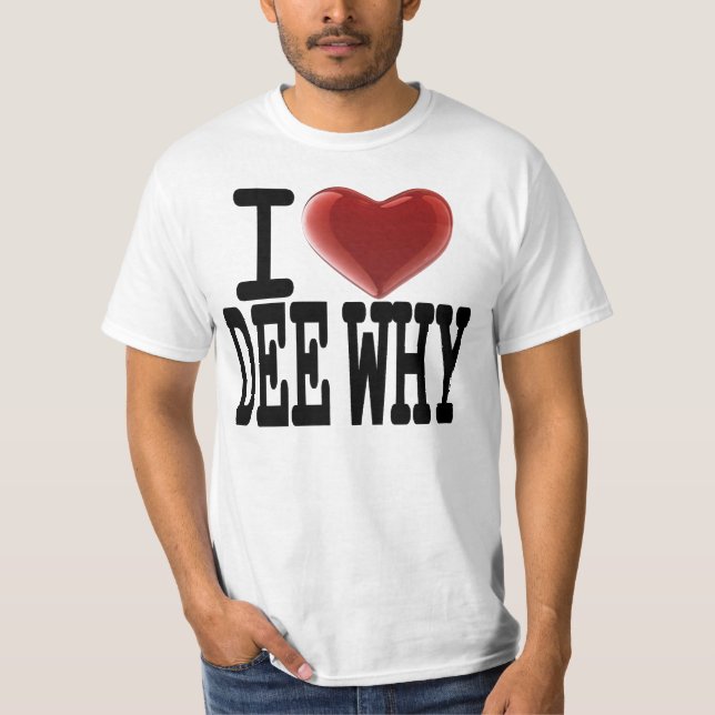 Camiseta Eu amo DEE PORQUE (Frente)