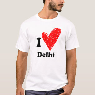 Camiseta Eu amo Delhi