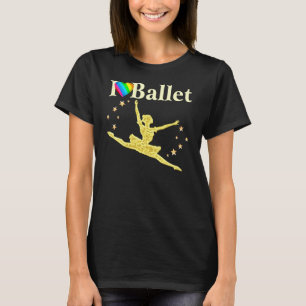 CAMISETA EU AMO DESIGN BALÉ