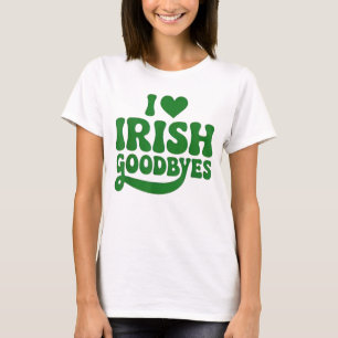 Camiseta Eu Amo Despedidas Irlandesas Eu Adoro Despedidas I