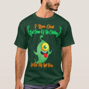 Camiseta Eu Amo Deus, Mas Seus Filhos Ficam, Engraçado, Hum
