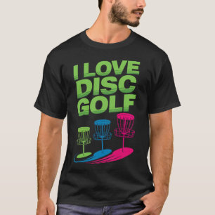Camiseta Eu Amo Disc Golf Vibrante Sket Pion