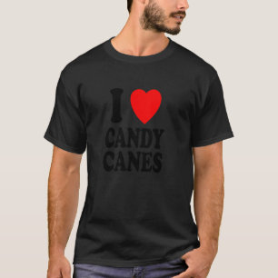 Camiseta Eu Amo Doces de Cana de Açúcar de Hortelã Natalino