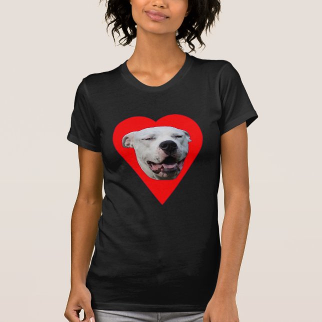 Camiseta Eu amo Dogo Argentinos (Frente)