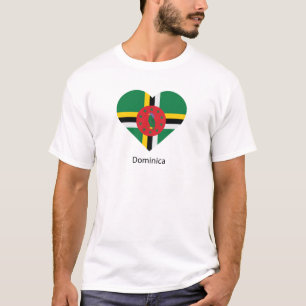 Camiseta Eu amo Dominica