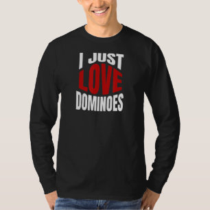 Camiseta Eu Amo Dominoes