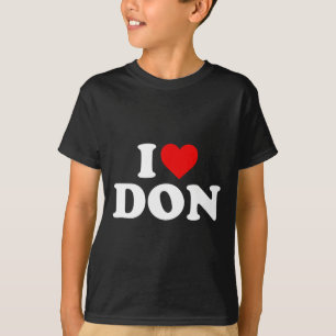 Camiseta Eu Amo Don - Coração