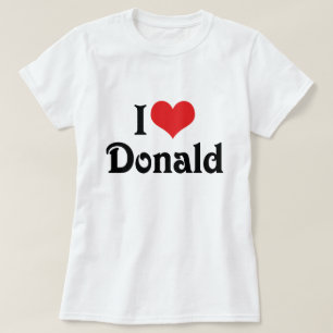 Camiseta Eu Amo Donald