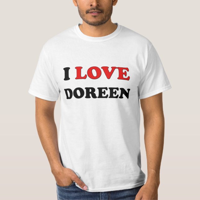 Camiseta Eu amo Doreen (Frente)