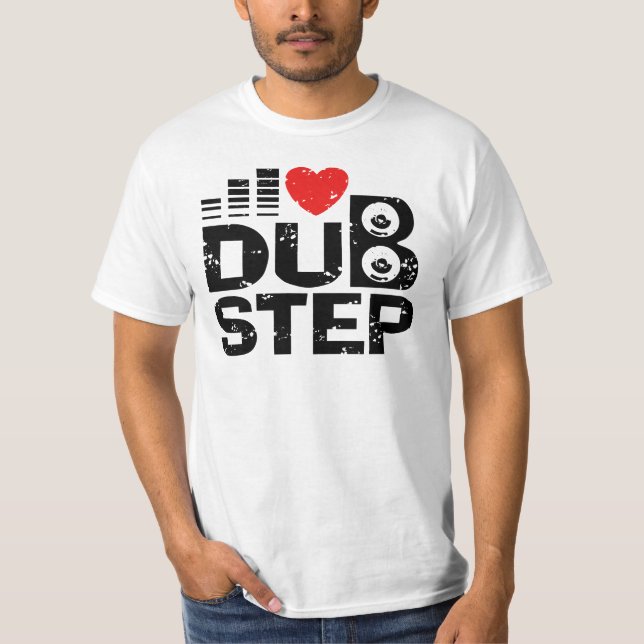 Camiseta Eu Amo Dubstep (Frente)