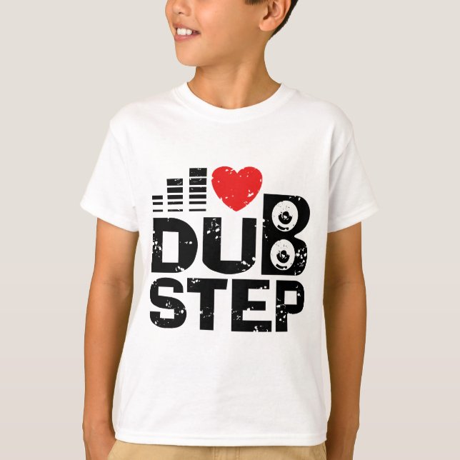 Camiseta Eu Amo Dubstep (Frente)