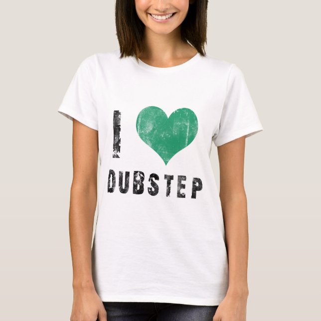 Camiseta Eu amo Dubstep (Frente)