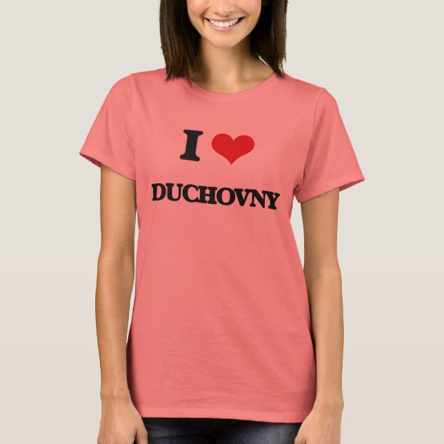 Camiseta Eu Amo Duchovny (Frente)