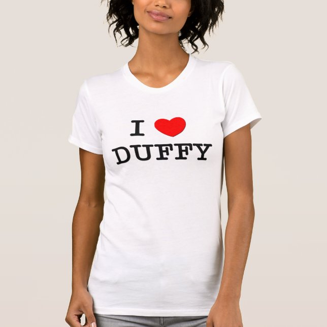 Camiseta Eu amo Duffy (Frente)