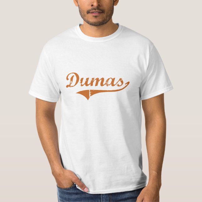Camiseta Eu amo Dumas Texas (Frente)