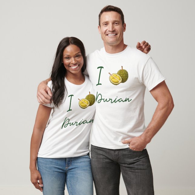 Camiseta Eu Amo Durian (Unissex)
