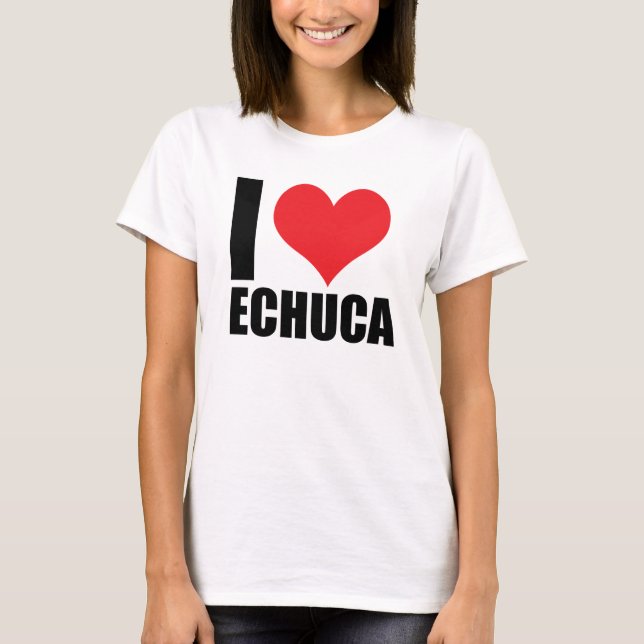 Camiseta Eu amo Echuca (Frente)