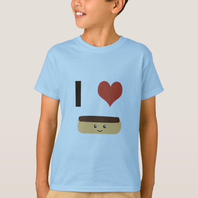 Camiseta Eu amo Eclairs (Frente)