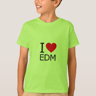 Camiseta Eu amo EDM