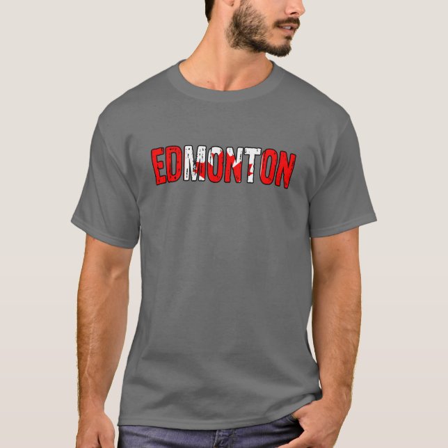 Camiseta Eu amo Edmonton (Frente)